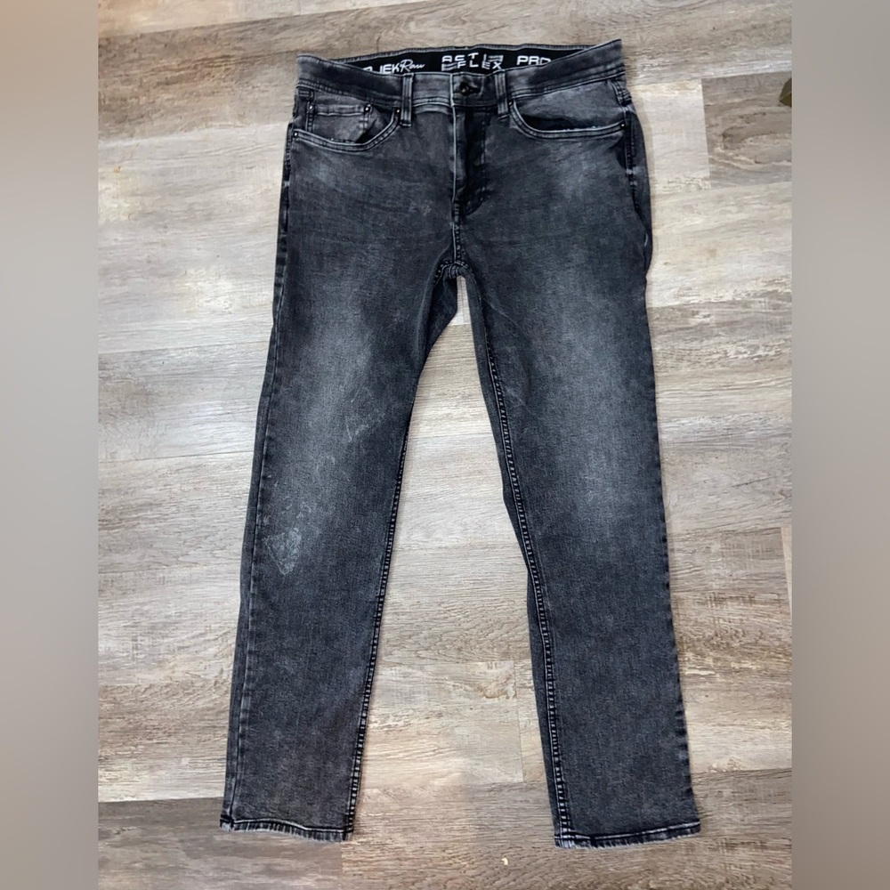 Projek Raw Nikko True Slim Denim Black  36x30